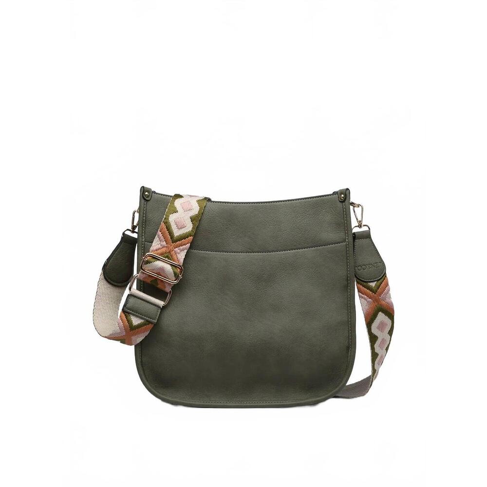 NEW JEN & CO. women's kate crossbody bag in olive